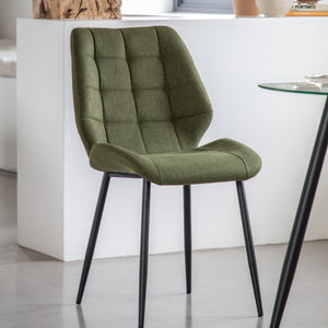 Moreno Dining Chair (Pair) - Bottle Green Dining Chair Hickory Furniture Co. Hickory Furniture Co.