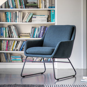 Fulsom Chair - Midnight Blue Armchair Hickory Furniture Co. Hickory Furniture Co.