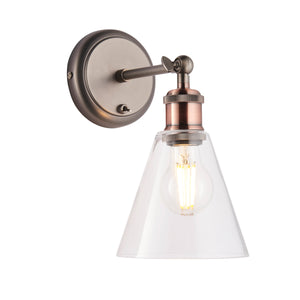 Haven - 1 Light - Clear Shade - Wall Light Wall Light Hickory Furniture Hickory Furniture Co.