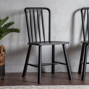 Waltham Dining Chair (Pair) - Black Dining Chair Hickory Furniture Co. Hickory Furniture Co.