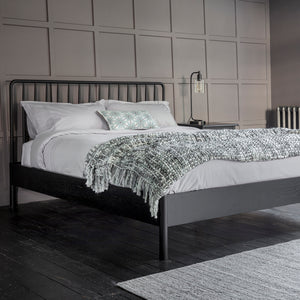 Waltham 4'6&quot; Bed - Black Double Bed Hickory Furniture Co. Hickory Furniture Co.