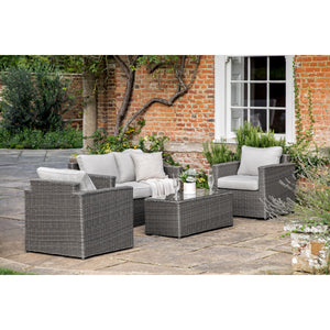 Chloe Square Sofa Set - Grey Outdoor Furniture Sets Hickory Furniture Hickory Furniture Co.