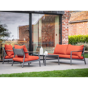 Carley Lounge Set - Orange Outdoor Furniture Sets Hickory Furniture Hickory Furniture Co.