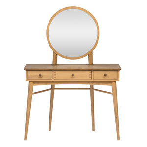 Stockholm Oak Dressing Table with Mirror Dressing Table Hickory Furniture Co. Hickory Furniture Co.