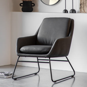 Fulsom Chair - Charcoal Armchair Hickory Furniture Co. Hickory Furniture Co.