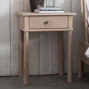 Waltham 1 Drawer Bedside Table - Oak Bedside Cabinet Hickory Furniture Co. Hickory Furniture Co.