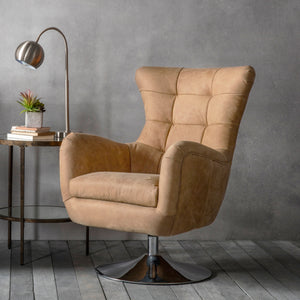 Bramhall Swivel Armchair - Tan Armchair Hickory Furniture Co. Hickory Furniture Co.