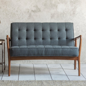 Henderson 2 Seater Sofa - Dark Grey Linen Sofa Hickory Furniture Co. Hickory Furniture Co.