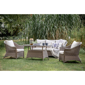 Piper Outdoor Lounge Dining Set - Natural Outdoor Furniture Sets Hickory Furniture Hickory Furniture Co.