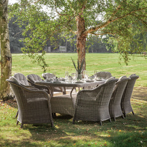 Fiona 8 Seater Dining Set - Natural Outdoor Furniture Sets Hickory Furniture Hickory Furniture Co.