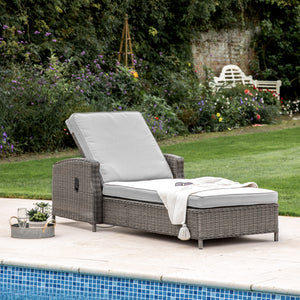 Sydney Outdoor Lounger Chair - Grey Outdoor Furniture Sets Hickory Furniture Hickory Furniture Co.