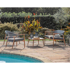 Loreta Outdoor Lounge Set - Grey Outdoor Furniture Sets Hickory Furniture Hickory Furniture Co.