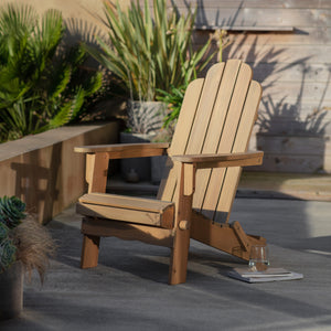 Bianca Outdoor Lounger Chair - Natural Armchair Hickory Furniture Hickory Furniture Co.