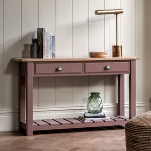 Edison 2 Drawer Console Table - Clay Console Table Hickory Furniture Co. Hickory Furniture Co.