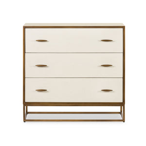 Azure Luxury Chest of Drawers Ivory Faux Shagreen Chest of Drawers Hickory Furniture Co. Hickory Furniture Co.