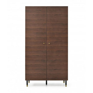 Willow 2 Door Wardrobe - Walnut Double Wardrobe TWENTY10 Hickory Furniture Co.