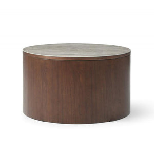 Willow Round Coffee Table - Walnut Coffee Table TWENTY10 Hickory Furniture Co.